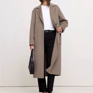 Stylish Tan Long Coat
